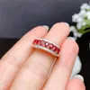 Cluster Rings Xin Yipeng Real Natural Pigeon Blood Ruby Ring 925 Silver Sterling Golded Gemstone Fine Wedding Jewelry For Women