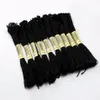 Bekleidungsgarn Zweigfaden Farbe Nr. 310 Schwarz Floss Kreuzstich Stickerei DIY Polyester Baumwolle Nähen Strang Kit Tools261C