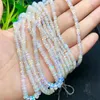 Bracelet Opale Naturelle Collier Bracelet Perles Rondes Cadeau D'anniversaire Beauté Mode Gemme Couleur Charme Bijoux 1 PCS 3-5mm