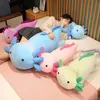 Gevulde Pluche Dieren Big Size 60 cm Axolotl Knuffel Dieren Zachte Poppen Spel Anime Peluche Kussens Verjaardagscadeau voor Kinderen Meisjes L230707