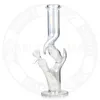 12,5'' glazen bong dab rig Rook waterpijp waterpijp Rechte buis rokende pijpen booreilanden Holografische Rainbow bongs tabak recycler 14 mm kom