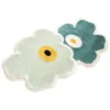 Carpets Floor Bathroom Rug Non-slip Fine Texture Decorative Flower Design Functional Good Absorbent Ultra Soft Cute Floral Sha