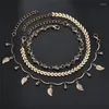 Anklets KOTiK Gold Color For Women Foot Accessories Summer Beach Barefoot Sandals Bracelet Ankle On Leg Female Jewelry Gifts