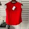 T-Shirt, modische Bluse für Damen, hochwertig, ärmellos, Rundhalsausschnitt, Buchstabe B, Top, T-Shirt, Sommer, Urlaub, Hemden, Kleidung, täglich, lässig, drinnen und draußen, Sport