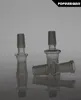 유리 어댑터 물 담뱃기 담배 광고 흡연 파이프 석유 굴착기 어댑터 수컷/여성 조인트 14.4mm/18.8mm