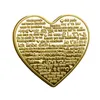 Arti e Mestieri Moneta Confessione Festa di San Valentino pesca regalo moneta regalo a forma di cuore Moneta commemorativa