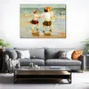 Hochwertige Leinwandkunst, Edward Henry Potthast, Gemälde „Ring Around The Rosy Beautiful Beach“, Kunstwerk für Familienzimmer, Wanddekoration