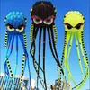 Kite Accessories 3D 8-meter Four-color Octopus Kite Large Animal Soft Kite Outdoor Inflatable Kite Adult Kite Easy To Fly Nylon Tear Resistant 230706