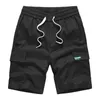 Herrshorts Bomull Linne Strand Sommar Basic Korta Byxor Herr Mini Byxor med vida ben Harjauku Dragsko Streetwear Hem Pantalones