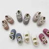 Outdoor New Autumn Winter Korean Style Baby Kids Soft Prewalker Cottonpadded Retro Toddlers Infants Walking Shoes Outside First Walkers