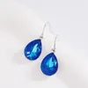 Boucles d'oreilles pendantes à la mode faites avec des cristaux d'Autriche pour la Saint-Valentin Bijoux cadeau goutte d'eau boucles d'oreilles Bijoux