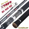 Boots-Angelruten Lurekiller Full Fuji Parts Sea Bass Rod Light Shore Jigging Rod MH 15-50G 3 Abschnitte 2,7 m-3,6 m Spinning Lure Rod 230706