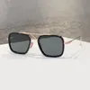 Złote czarne kwadratowe okulary przeciwsłoneczne szare gradientowe męskie Vintage okulary przeciwsłoneczne Gafas de sol designerskie okulary przeciwsłoneczne Occhiali da sole okulary ochronne UV400