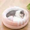 Kedi Yatak Evcil Yatak Kış Sıcak Ev Mağara Rahat Peluş Peluş Yuva Küçük Orta Köpekler Yumuşak Çadır Yıkanabilir Uyku Çevresi Sepet Malzemeleri