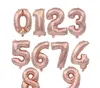 32 tums nummerballong Födelsedagsfestdekorationer Färg aluminiumfolieballonger Bröllopshem Banketttillbehör 0 9ch H191538931