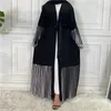 Odzież etniczna Ramadan maroko Party Dress muzułmanki Eid Abaya Pleasted Abayas dubaj turcja arabskie sukienki Kaftan Robe Longue Vestidos