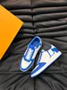 high-end luxury brand designer L sneakers designer shoes multi-color sneakers blue black red men women V sneakers 35-45