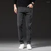 Männer Jeans 2023 Frühling Männer Regular Fit Rauchgrau Klassische Stil Business Mode Hohe Elastizität Denim Hosen Männliche Marke Hosen