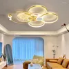 シャンデリアモダンなミニマリストリビングルームの天井照明高級レストラン Led 北欧寝室全体の家照明パッケージランプ
