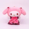 Großhandel süße Cinnamoroll Kuromi Erdbeere Schokolade Serie Plüschtier Rucksack Anhänger kleines Geschenk