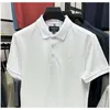 Polo Masculino DYXUE Summer Highend 100% Algodão Anchor Bordado Lapel Business POLO Shirt Casual Fashion Cool Manga Curta M4XL 230706