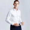 Men's Dress Shirts Men's White Shirt Long-sleeved Non-iron Business Professional Work Collared Clothing Casual Suit Button Tops Plus Size S-5XL 230706