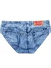 Badkläder för män Mandylandy Mode 3D-utskrift Sexiga mäns imitation Denim Underkläder Strandshorts Unga män Jeans Trosor Kalsonger J230707