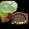 Strand puur koper Bixie Feng Shui cadeau 7A 5A natuurlijke gele tijgeroog armband voor man en vrouw handgemaakte goede geluk amulet sieraden