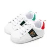 Baby Shoes Newborn Boys Girls First Walkers Kids Toddlers Lace Up PU Sneakers Prewalker White Shoes