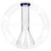 8-Zoll-Bong-Dab-Rig-Wasserpfeife Shisha, klassischer Becherboden, Glasrecycler, Tabakrauchpfeifen, Bohrinseln, Mini-Rauchpfeife, bunter Mund, 14,4-mm-Köpfe