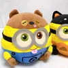 Animaux en peluche en peluche Despicable Me Hot Anime Adorkable Minions Kawaii Cross Dressing Vampire Ours Chat Poupée Super Mignon Doux En Peluche Balle Oreiller L230707