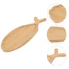 Plates Bamboo Plate Cookie Cake Pan Candy Trays Sushi Sashimi Sundries Organizer Home Party