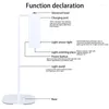 Bordslampor KX4B metallarm Skrivbord Ögonvård Dimbar USB för studier Arbetsritning 3 ljuslägen Justerbar ljusstyrka