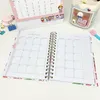 2023 Amazon Planner Month Plan Book High Colour Value Flower Coil Notebook a5 b5 Daily Book