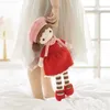 Wypchane pluszowe zwierzęta Knitting Dolls Kid Girls Prezent urodzinowy Przędza do szydełkowania Miękkie bawełniane zabawki Fotografia Prop Ręcznie robiona zabawka z dzianiny (produkt gotowy) L230707