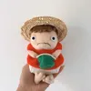 Stuffed Plush Animals o on Cliff O Princess with bucket hat Soft Plush Toy Doll STUDIO GHIBLI New Gift L230707