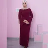 Etnische kleding Mode Hijab Jurk Arabisch Turkije Kaftan Moslimvrouwen Maxi Abaya Dubai Islamitische Ramadan Gebed Kledingstuk Bescheiden gewaad