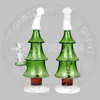 10,5 cala X-Mas Diren Tree Glass Bong Rig Rig dyma Rura Hookah Tobacco Paling Rury świąteczne Prezenty Mieszany kolor