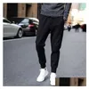 Men'S Jeans Mens Clothes Black Fashion Streetwear Embroidery Low Rise Baggy Denim Men Straight Hip Hop Jean Trousers Malemens Drop D Dhpdd