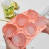 Ice Cream Tools Heart Flower Food Grade Ice Cube Tray Silicone Mold Rose Love Ice Ball Mould Chocolate Candy Jelly Making Set Party Cake Decor 230707