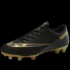 Sapatos de segurança respiráveis antiderrapantes chuteiras masculinas de futebol de cano baixo 230707