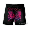 Short masculino CAVVING Estampado em 3D Bryson Tiller Summer Beach Streetwear Moletom casual feminino/masculino
