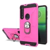 For Samsung A11 A01 A21 Ring stand Case Metal Armor phone cover LG tribute monarch Aristo 5 4 Plus Moto E7 2020 G Fast