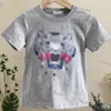 2023 New Kids ragazzi ragazze estate T-shirt a maniche corte parole marea bambini di marca Camicia allentata a mezza manica T-shirt Top Abbigliamento bambino Designer di lusso Stile ricamo