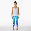 Active Pants Deep Blue Leggings Taille Haute Femmes Sports Femme Yoga Accessoires