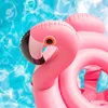 Sandspiel-Wasserspaß Happyflute aufblasbarer weißer Schwan Flamingo Baby-Schwimmen-Rettungsring Kindersitzring 230706