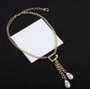 Baroque Pearl Dething Detlaces 18k Gold Classic Designer Letter Letter Pendants Chain