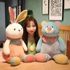 Stuffed Plush Animals 23/35/48cm The New Warm Series Plush Animal Dolls Bear Rabbit Koala Big Geese Children Toys Animal Crossing stuffed animals L230707