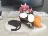 Action Toy Figures Tamamo Lying Position 145mm Anime Actioin Figure Fate/Extella Shocking School Uniform Figuren Toy gifts