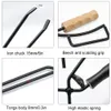 BBQ Grills Fire Tong Draagbare Behandeld Hittebestendige Carbon Picking Clip Outdoor Activiteit Barbecue Picknick Haard Klem 230706